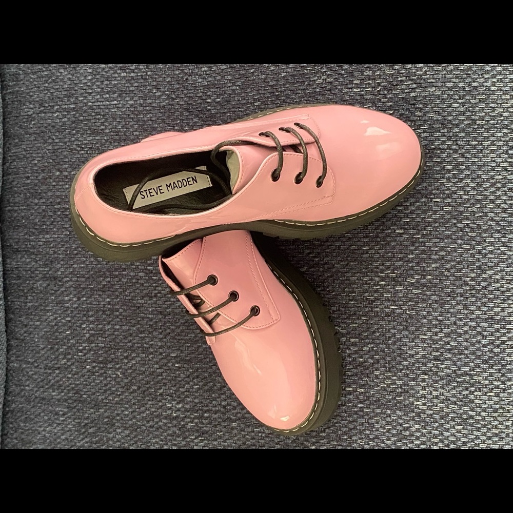 Steve Madden Pink Patent Brenton Shoes